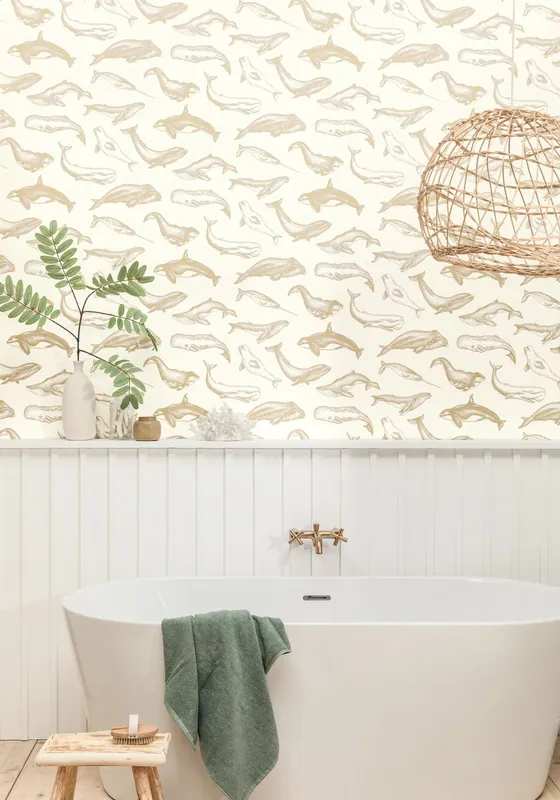 Papier Peint WHALE DONE CASELIO Expédié Aujourd'hui