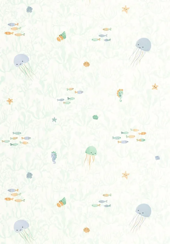 Bon Marché Papier Peint COMPANIONS OF THE SEA CASADECO