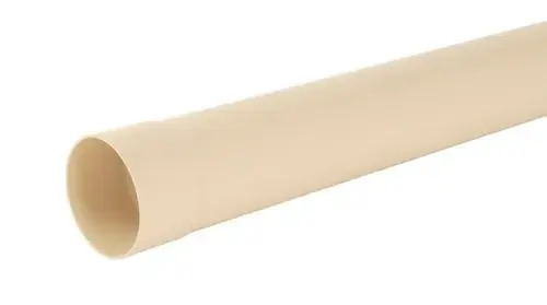 Authentique Tuyau de descente PVC - sable - Ø 125 - 4 ml - T33