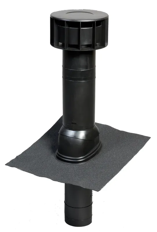 Terminal de ventilation Multivent - pour pente de 25 à 45° - Ø 131 mm - noir Expédié Aujourd'hui