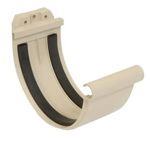 Jonction à joint pour gouttière PVC - sable - T33 Offre Du Jour