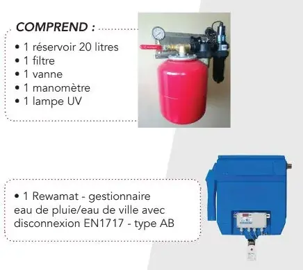 Prix Choc KIT HABITATION 2 pour CITERNE FILTROCLAIR O+