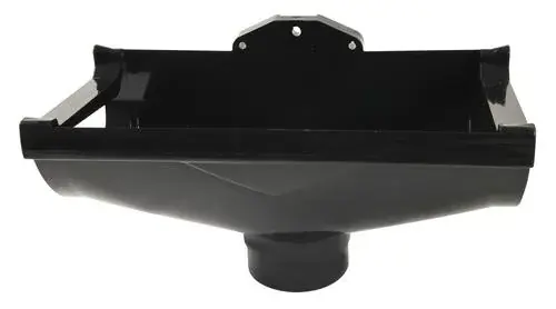 Naissance centrale à coller pour gouttière PVC Vodalis - noir - Ø 80 - T29 Bon Marché
