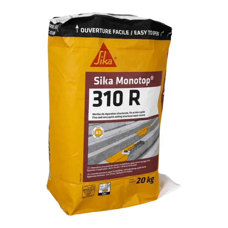 Promotion MORTIER REPARATION SIKA MONOTOP 310R SAC 20KG
