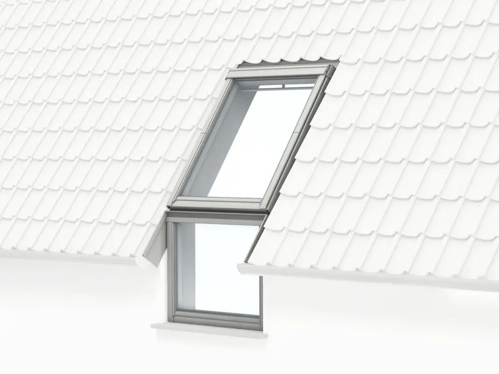 Raccord tuile pour verrières d‘angle VELUX - EFJ SK08 - 114 x 140 cm - 0012 - pose encastrée Produit De Marque