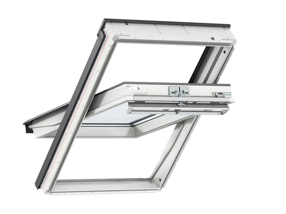 Soldes Fenêtre de toit VELUX à rotation - GGU CK04 0062 - triple vitrage acoustique - 55 x 98 cm
