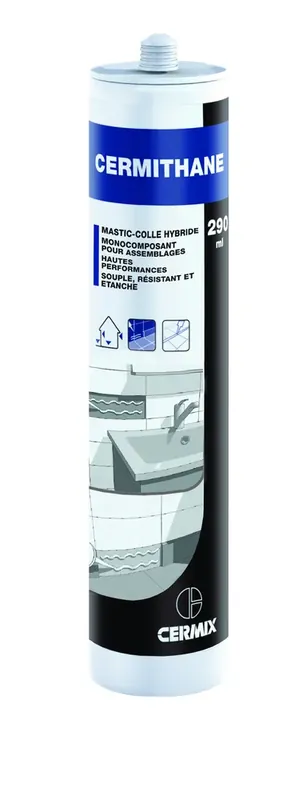 MASTIC COLLE CERMITHANE GRIS TITANE CARTOUCHE 290ML Meilleur Prix