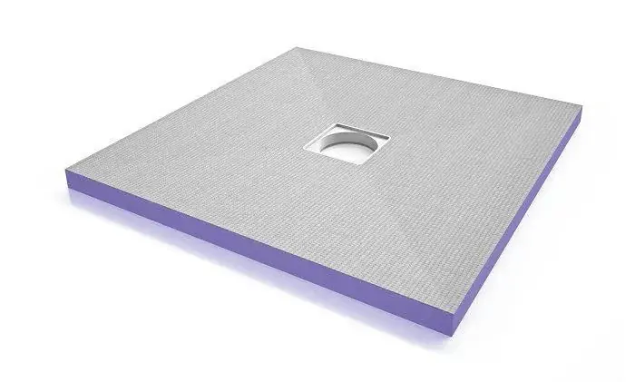 RECEVEUR AQUA 120X120CM EPAISSEUR 40MM VIDAGE CENTRE Dernier Modèle