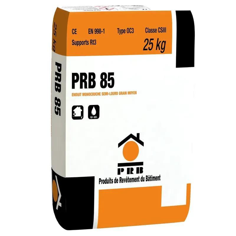 ENDUIT PRB MONOCOUCHE - PRB 85 RIO - RIO - SAC DE 25KG Promotion Saisonnière