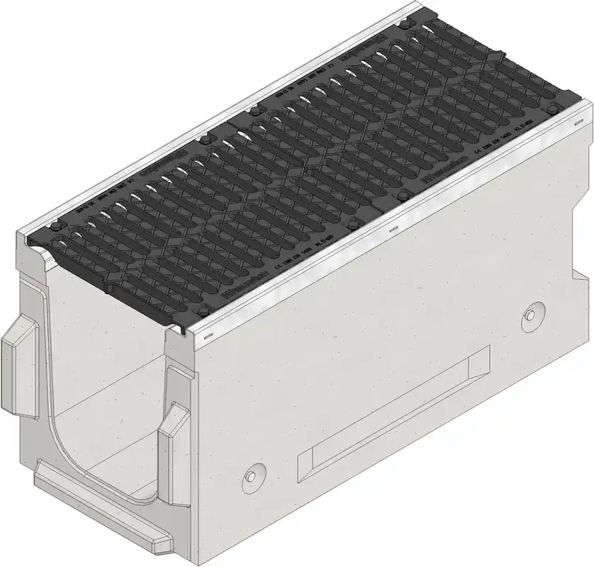 CANIVEAU XTREMFIX I ROAD 300X420 GRILLE FONTE BOULONNEE 1M Retour Gratuit