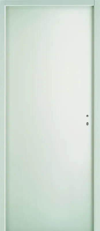 Bloc-porte prépeint Plane - chant droit - âme pleine confort - 2040 x 730 mm - poussant Gauche - huisserie 117 X 54 mm - serrure pêne dormant 1/2 tour axe poignée 50 mm - 4 paumelles 110 mm Acheter En Ligne
