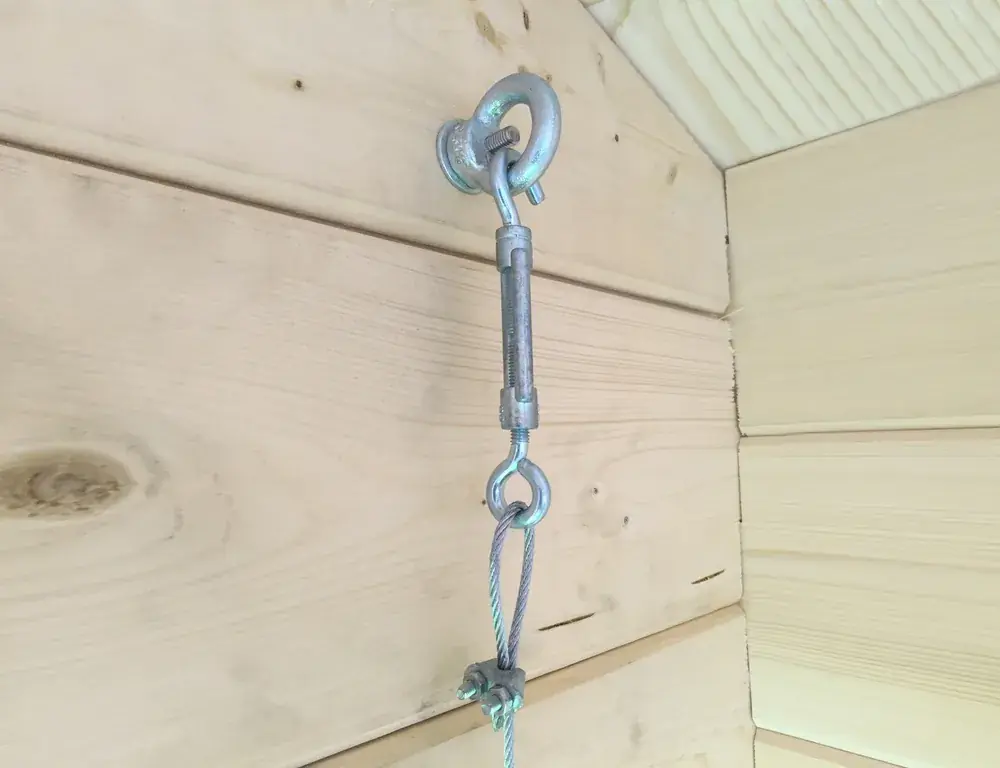 Authentique Kit anti-tempête - pour abri de jardin - Solid