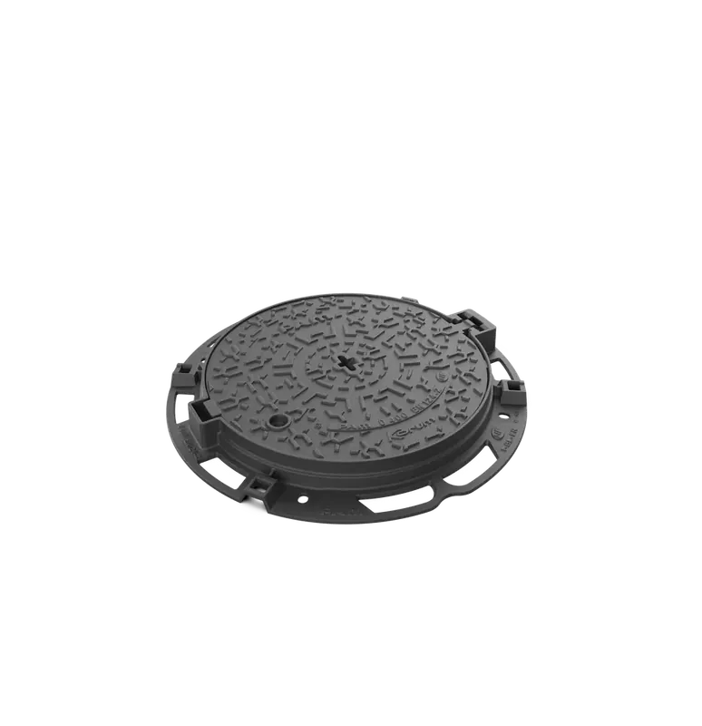 REGARD DE CHAUSSEE FONTE KORUM SECURITE D602MM - HAUTEUR 75MM CADRE ROND D400 NF PONT A MOUSSON Must-Have