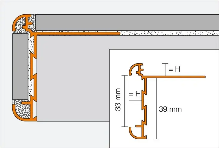 PROFILE RONDEC STEP-CT RC80AE39 2,50 ML Certifié