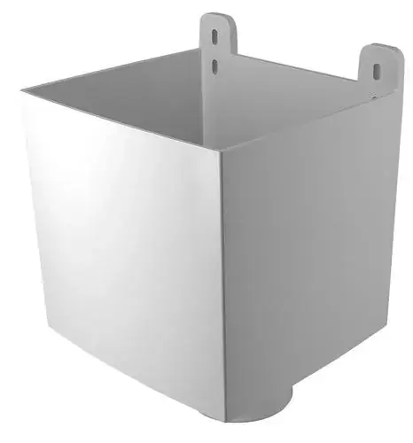 Authentique Boîte à eau pour tuyau de descente PVC - gris - Ø 80 - T25