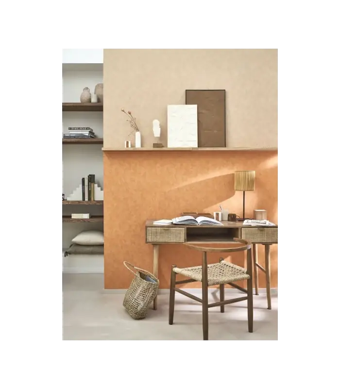 Papier peint VALLAURIS TERRACOTTA - Collection Échappée Belle - CASADECO - Réf.ECHA89853535 Meilleur Prix