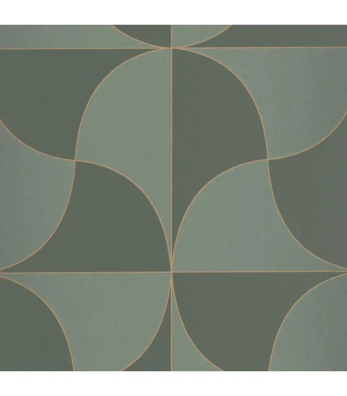 Papier peint VIREVOLTE VERT TAIGA - Collection Alchimie - CASADECO - Ref. ALMI89937777 Bon Plan
