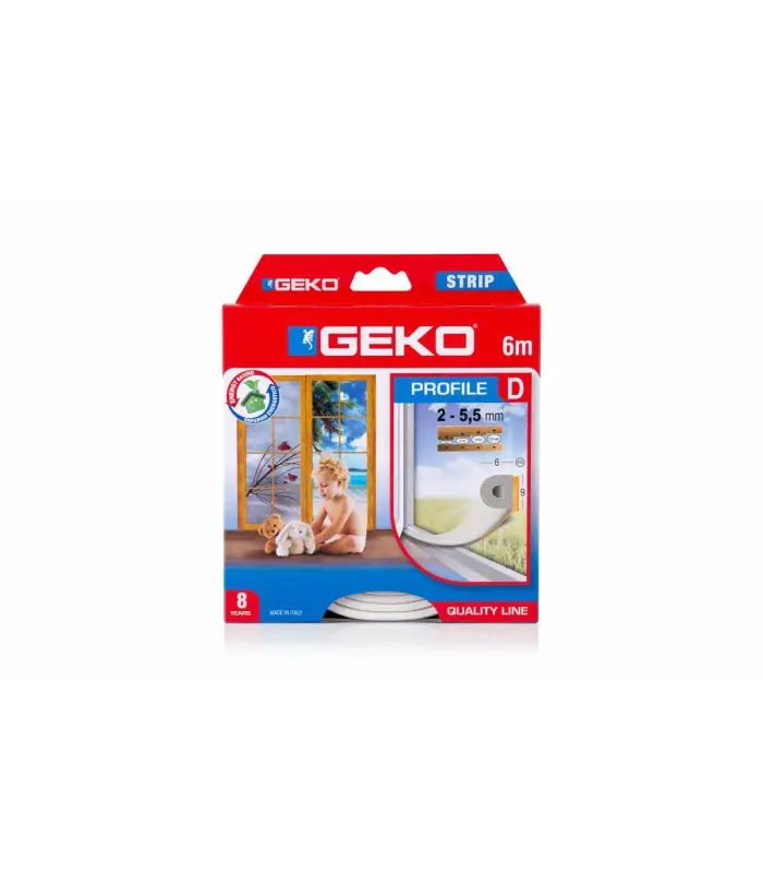 Seulement Aujourd'hui JOINT EPDM ADHESIF TYPE D BLANC 6M (2X3M)