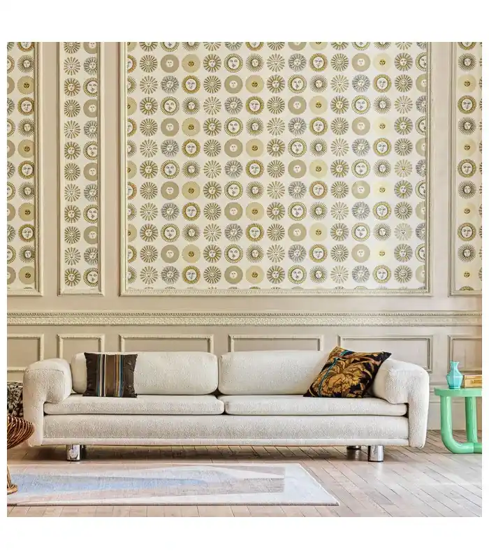 Papier peint SOLI - Collection FORNASETTI SENZA TEMPO 2 - COLE&SON - REF 123/1002 Acheter Direct