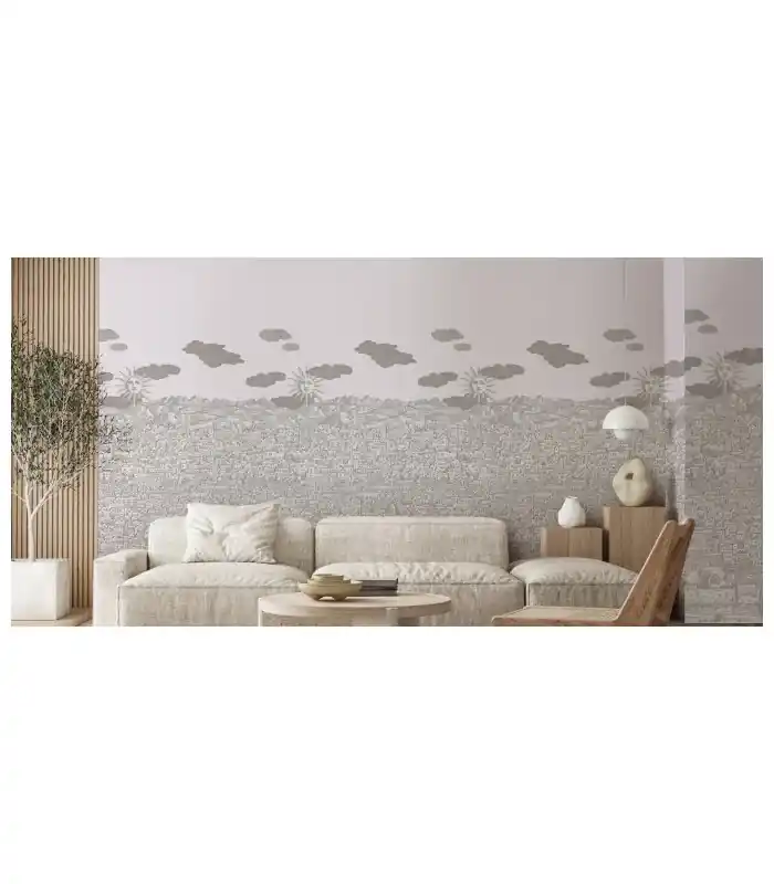 Papier peint VISTA MEDITERRANEA - Collection FORNASETTI SENZA TEMPO 2 - COLE&SON - REF 123/3015 Haute Qualité