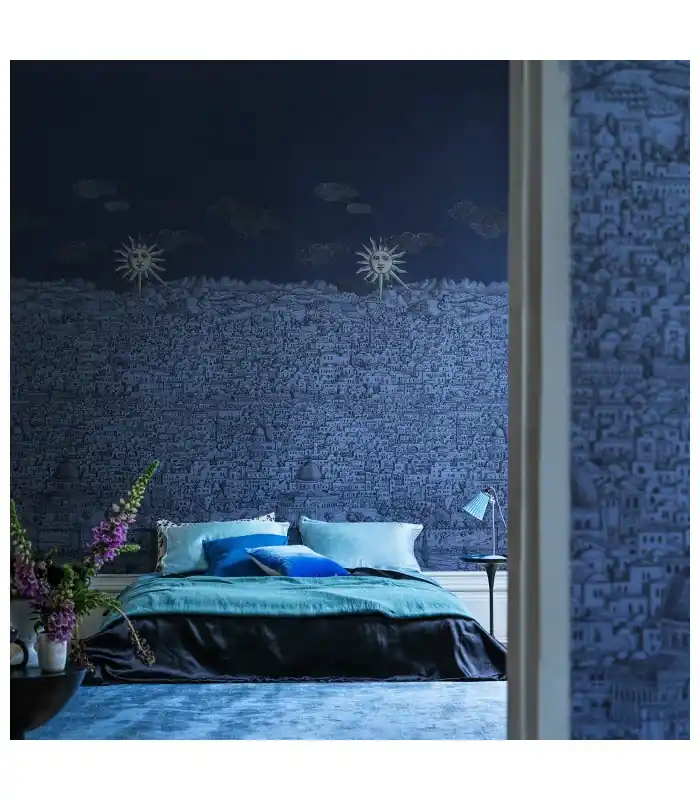 Papier peint VISTA MEDITERRANEA - Collection FORNASETTI SENZA TEMPO 2 - COLE&SON - REF 123/3013 Meilleur Choix