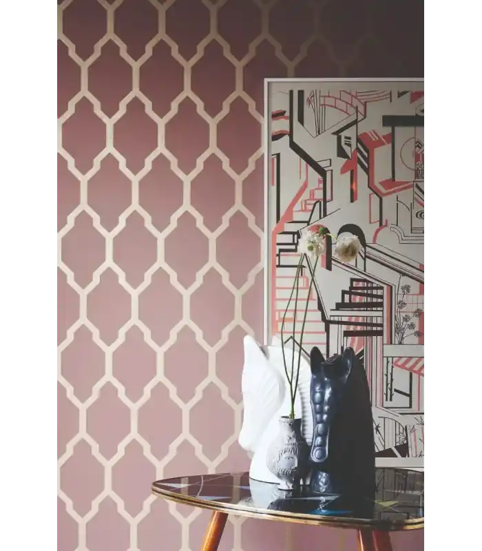Quantité Limitée Papier Peint TESSELLA - REF 36-12 - CORE METALLISE Farrow & Ball