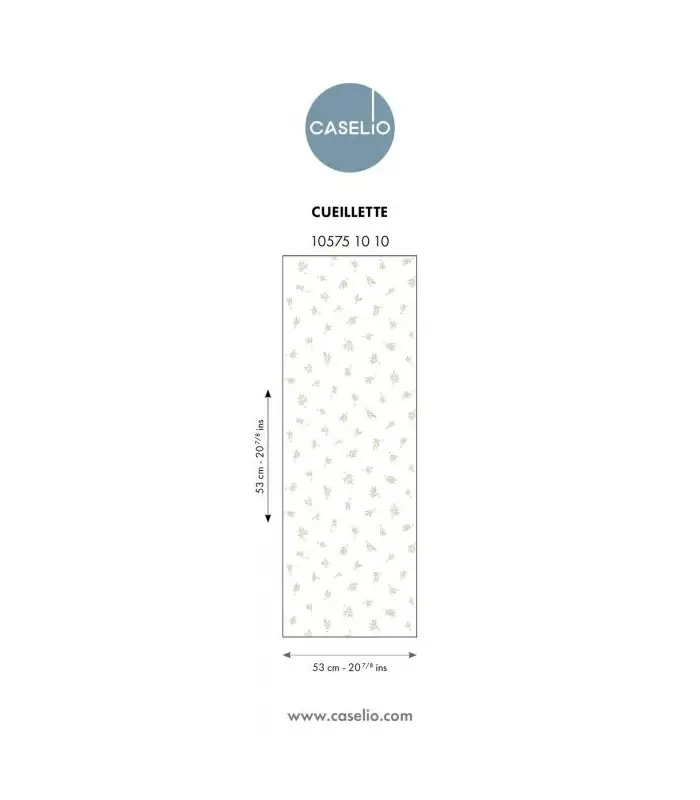 Meilleure Vente Papier Peint CUEILLETTE BEIGE - Collection LES MINIS MONDES - CASELIO - Réf. MNM105751010