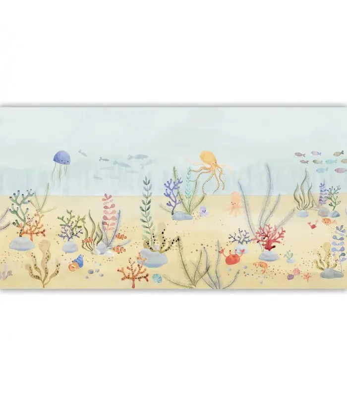 Panoramique OCEAN FLOOR MULTICO - Collection ONCE UPON A TIME 2 - CASADECO - Réf. OUTD200730073 Super Prix