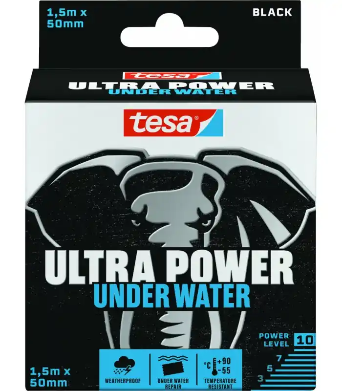 Ruban De Réparation Tesa Ultra Power Noir 50mm x 1,5m Nouveauté