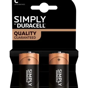 Meilleure Vente Pack de 2 piles Duracell - Simply Format C LR14
