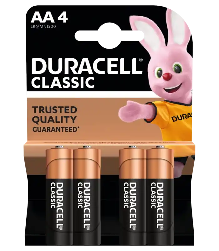Top Vente Pack De 4 Piles Duracell - AA LR06