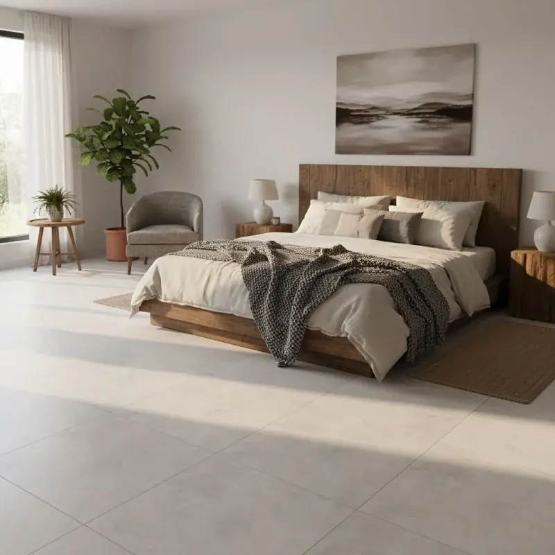 Carrelage sol et mur intérieur aspect béton Zéro perla mat 90x90 cm Meilleur Choix