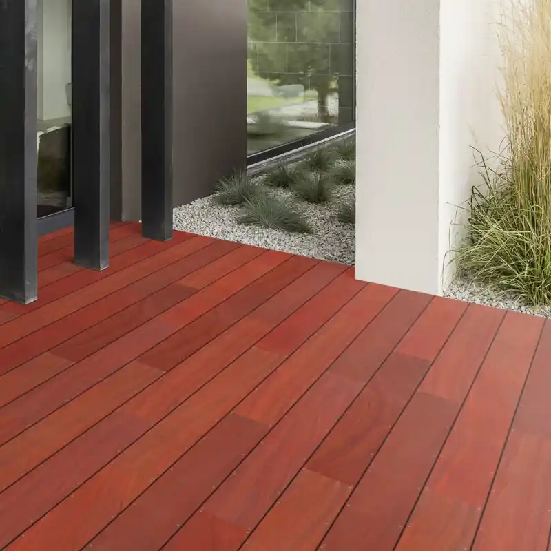Super Prix Lame de terrasse Padouk eco brut 21x145 mm