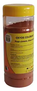 Vente Flash Colorant ciment rouge vif 1kg