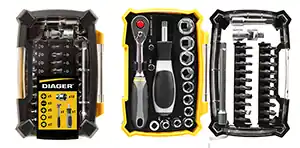 Coffret vissage 38 pces embout 25mm + douilles Dernière Chance