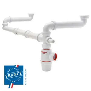Ensemble vidage lavabo double vasque NEO AIR Acheter Direct