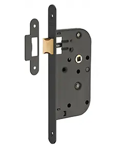 Offre Du Jour Serrure à encastrer bec de cane axe 50mm époxy noir
