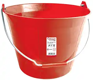 Seau plastique rouge 11L GEDIMAT PERFORMANCE PRO Commander Vite