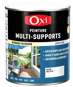 Peinture MULTI SUPPORTS TOP3+ Blanc Mat Blanc Mat 2,5L Must-Have