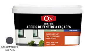 Peinture APPUIS DE FENETRE Gris Anthraci Gris Anthracite 1L Dernier Modèle