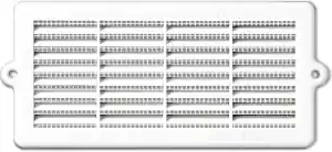 Grille PVC blanc 221x102mm à encastrer à encastrer Acheter En Ligne