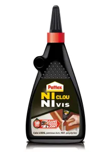 Retour Gratuit Colle PATTEX Ni Clou Ni Vis Bois - bouteille 200g