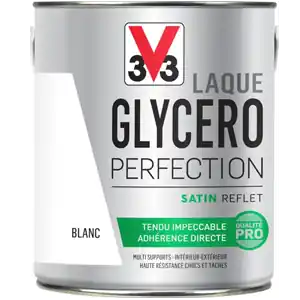 Laque glycéro V33 blanc satin 2L Offre Exclusive