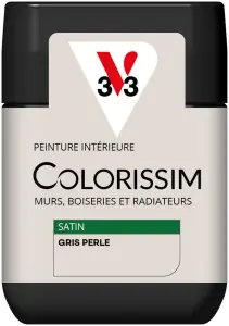 Peinture COLORISSIM Satin 0,075L Gris Pe Gris Perle Testeur Seulement Aujourd'hui