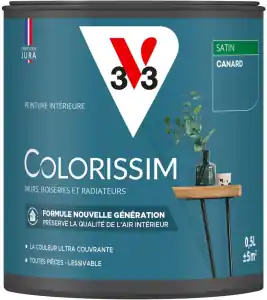 Populaire Peinture COLORISSIM Satin 0,5L Canard