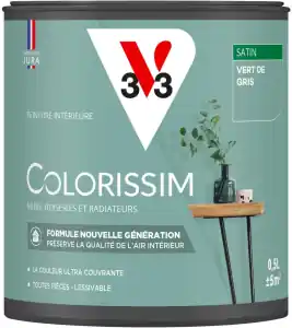 Offre Limitée Peinture COLORISSIM Satin 0,5L Vert de G Gris
