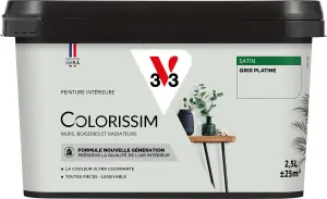 Peinture COLORISSIM Satin 2,5L Gris Plat Platine Commander Maintenant