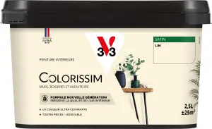 Peinture COLORISSIM Satin 2,5L Lin Promotion Saisonnière