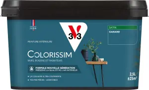 Peinture COLORISSIM Satin 2,5L Canard Jusqu'à Épuisement Des Stocks