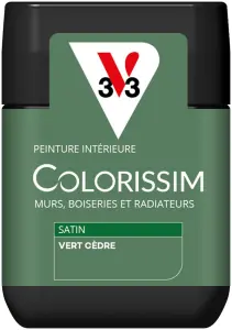 Peinture COLORISSIM Satin 0,075L Vert cè Vert cèdre Testeur Achetez Aujourd'hui